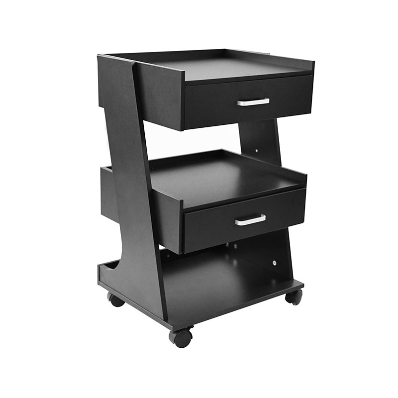 HZ2082BK / HZ2082 tekerlekli salon arabası arabası tekerlekli araba çekmeceli berber istasyonu