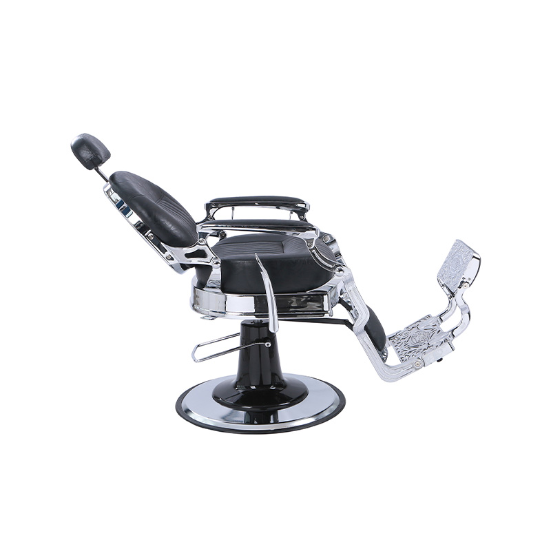 HZ8799C Siyah klasik dikey desen kalınlaşmış kare yastık retro uzanmış sandalye