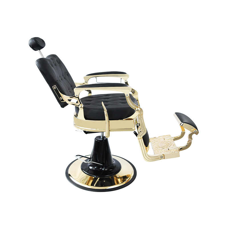 HZ8799F Vintage stil ağır hizmet tipi hidrolik yaslanma kare arkalığı berber koltuğu