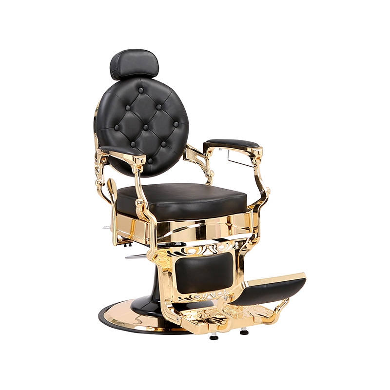 HZ8799B-K / HZ8799B-R / HZ8799G-R / HZ8799H-Z Altın çerçeveli siyah berber koltuğu