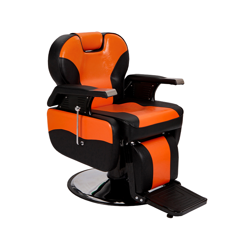HZ8702D Siyah klasik berber koltuğu uzanmış kuaför stilist koltuğu