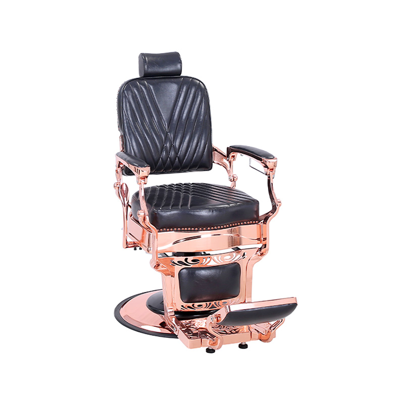 HZ87127 Vintage stil ağır hizmet tipi hidrolik yaslanmış kare dimi arkalığı berber koltuğu