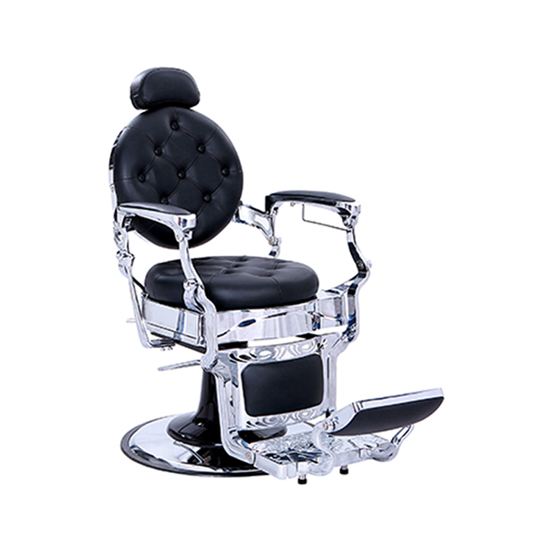 HZ8799SL Gümüş çerçeve kuaför salonu ekipmanları berber koltuğu