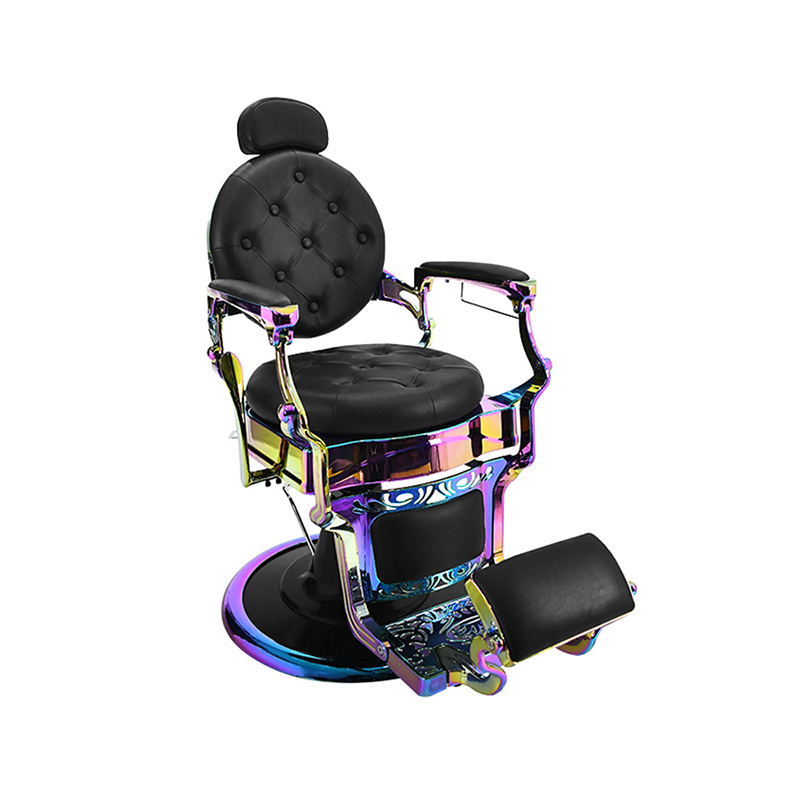 HZ8799XC Lazer çerçeve retro berber koltuğu ağır berber sandalyeleri