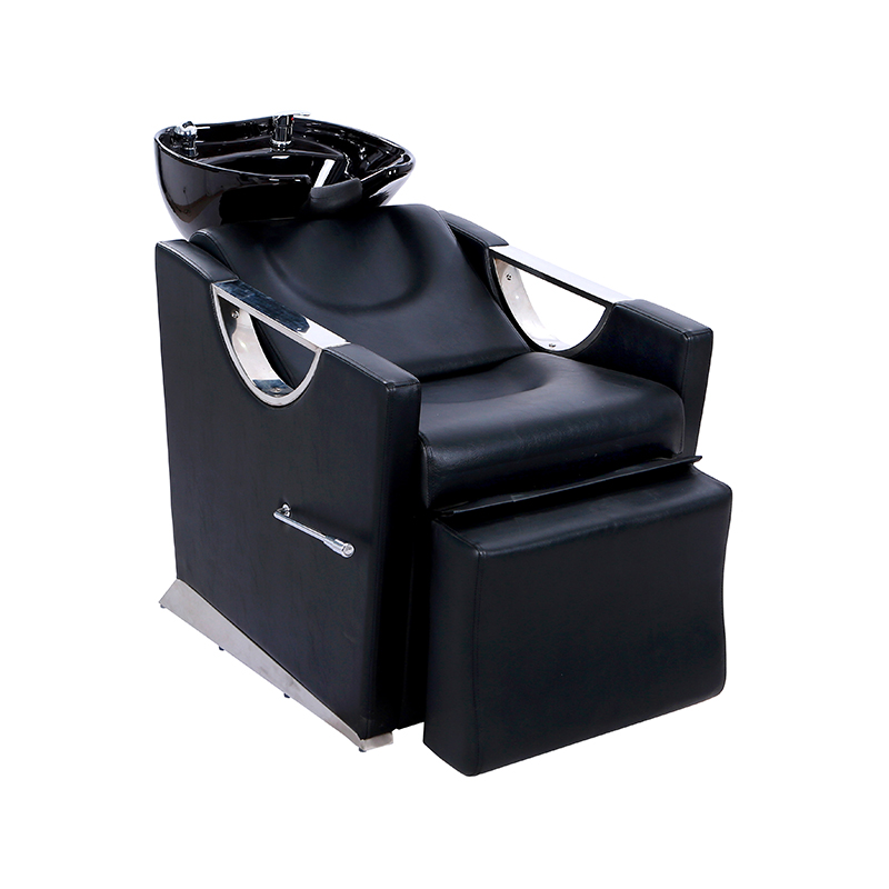 HZ9004 Ayarlanabilir seramik şampuanlık lavabo ve sandalye seti